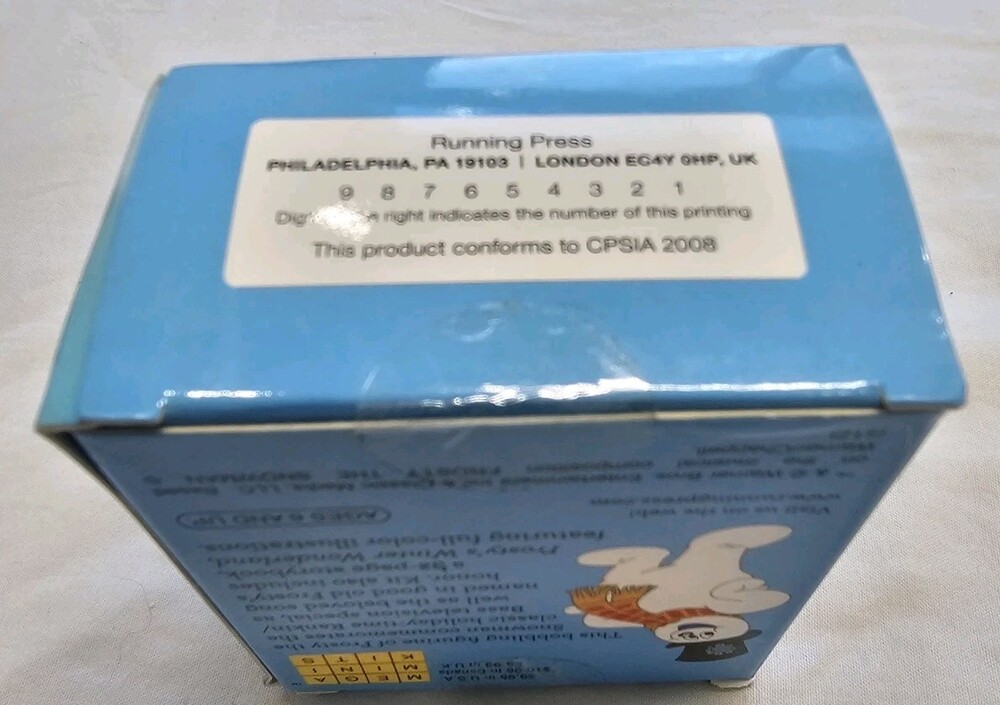 Set Of 2 Frosty the Snowman Mini Bobble 2.5in Running Press 2008 W/ Mini Book - Picture 4 of 7